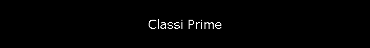 Classi Prime